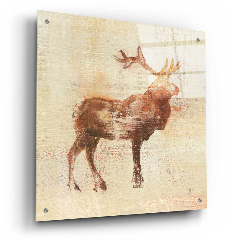 «Elk Study V2» par Studio Mousseau, H 24 po x l 24 po x P 0,2 po