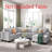 Upholstered U-Shaped Sectional Right Hand Facing-1261147362