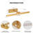 Dimmable Led Wall Light With Remote Control, Gold Iron, Modern Style For Bathrooms