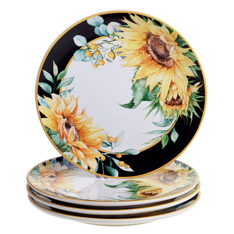 Certified International Sunflower Fields 16Pc Dinnerware Set