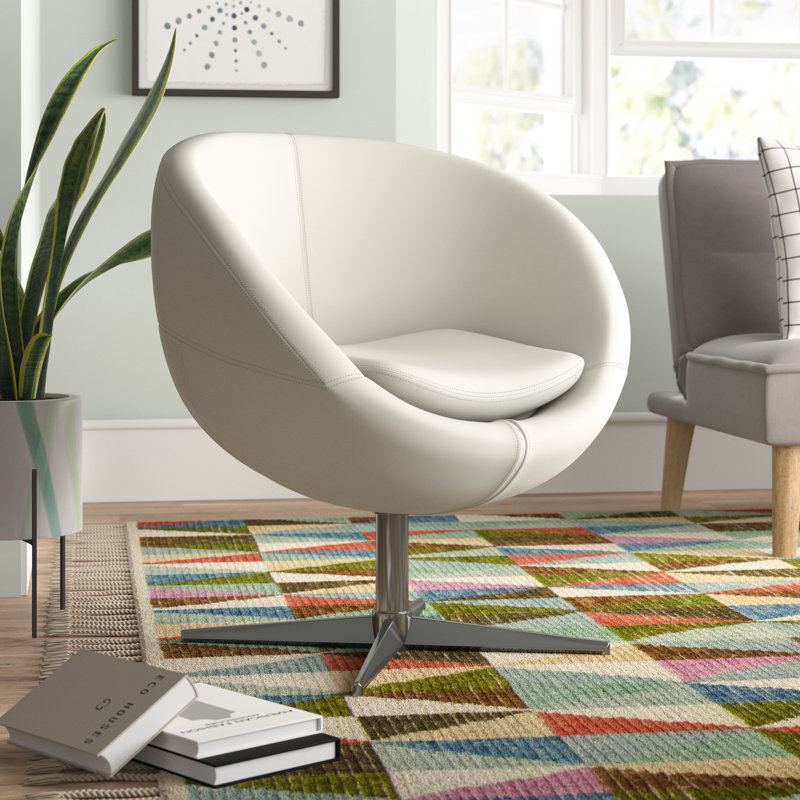 Fauteuil demi-tonneau pivotant l 29,5 po Spindale