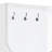 Buck II White High Gloss Finish Hall Tree