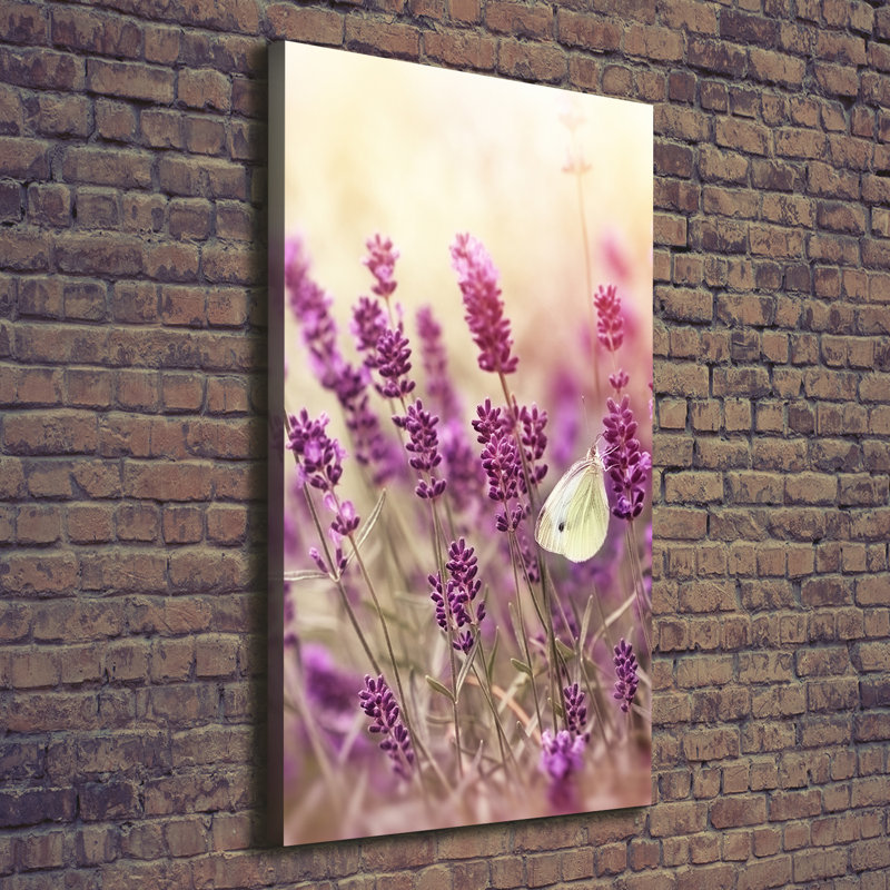 Lavender Flowers - Wrapped Canvas Print