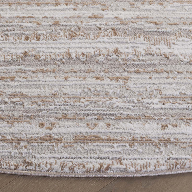 Yusef Parker Performance Abstract Rug, Round 6'7"