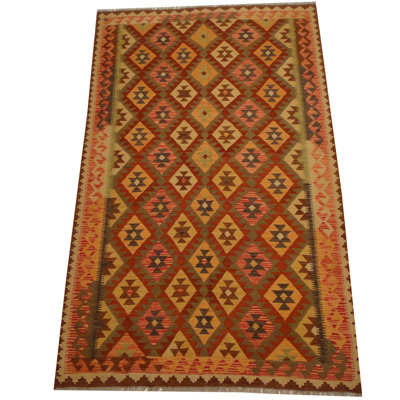 Tapis rouille tissé à la main Azpeitia