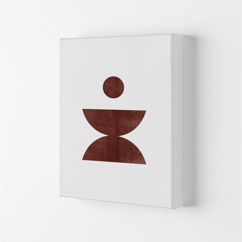 Abstract Geometric No 4 - Print, 30cm H x 21cm W x 1cm D, No Framed