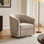 Fauteuil d'appoint pivotant en chenille-516561335