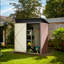 5’x3’ Galvanised Metal Storage Shed with Vent, Outdoor Tool & Bike Shed for Garden