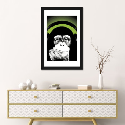«Monkey BL III», impression sur toile