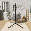 Balancelle de patio en rotin 1 place avec support-1408546989-1408546995