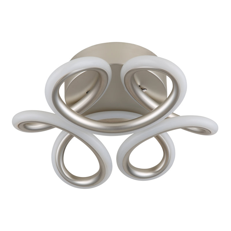 Danni LED Flush Mount, Silver colors