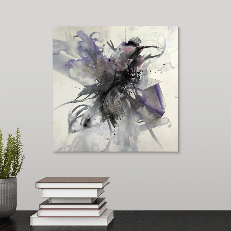 « spring élingue ii », peinture sur toile, Toile tendue, H 12 po x l 12 po x P 1,25 po