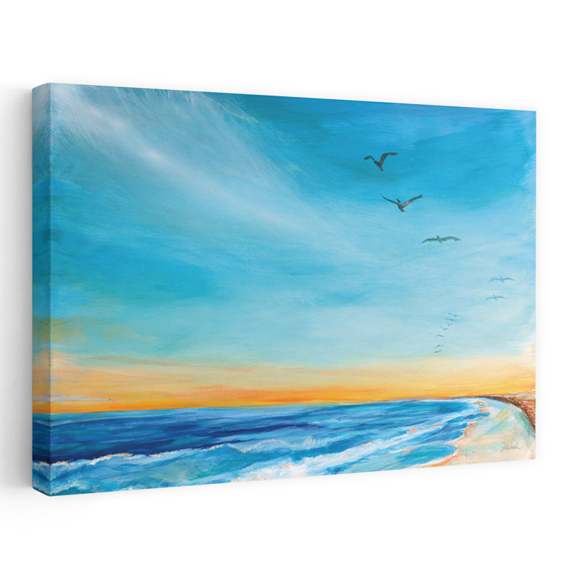 Oiseau de plage Back Bay, H 48 po x l 32 po