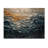 Mosaic Of Waves Coastal Horizon II - Coastal Wood Wall Decor - On Natural Pine Wood-352346687