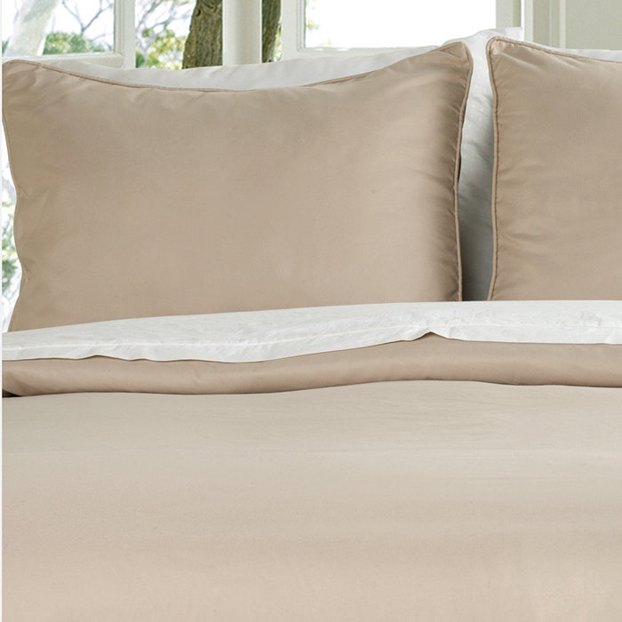 Ensemble de housse de couette , Double / Grand, Taupe
