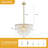 Aurthur 6-Light Modern Tiered Chandelier