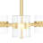 Kron 5 - Light Steel Dimmable Drum Chandelier
