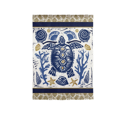 Izzat Double Sided 18'' H x 12.5'' W Polyester Animal Garden Flag