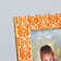 Vidya Orange Patterned Photo Frame
