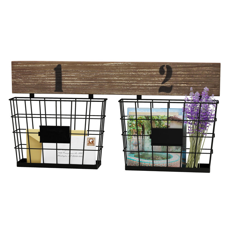 Moncrief Wall Organizer with Wall Baskets