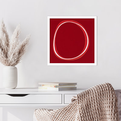 Red Circle par Alex Dunn - reproduction de cadre photo simple