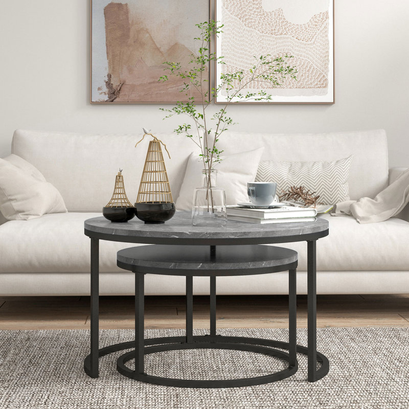 Cotten Frame Coffee Table, Brown