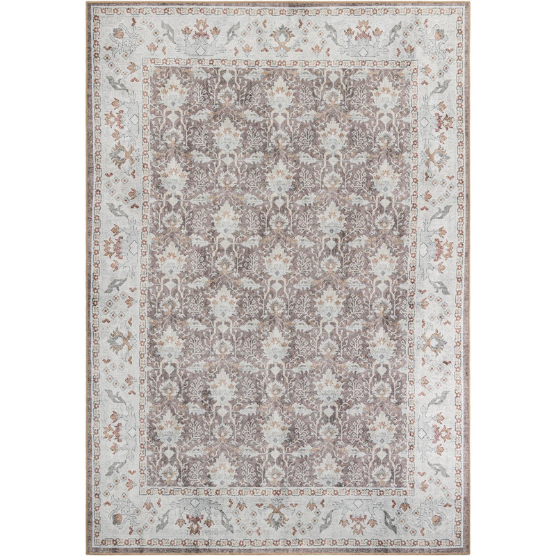 Bungalow Rose Dinah Timeless Rug, Rectangle 8 pi 4 po x 12 pi