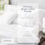 Paire de taies d'oreiller doubles en satin de coton à pointe double 100% Pointehaven 300 TC Percale-110788916-110788922
