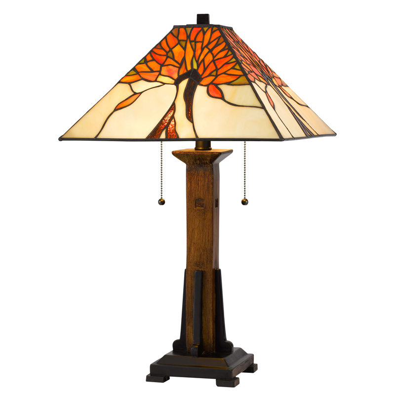 Lampe de table brune 23 po Mackavelli