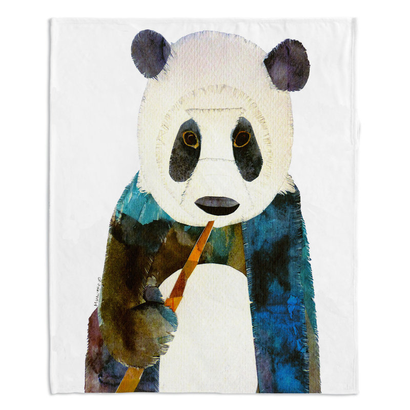 Couverture panda , 68 po x 80 po