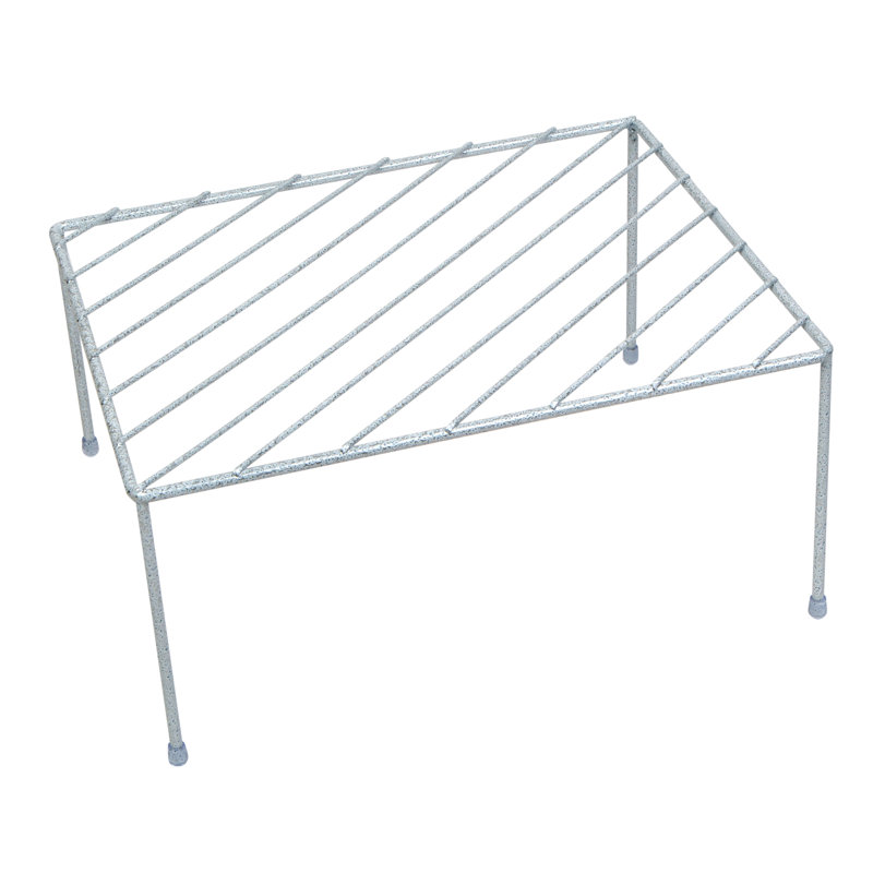 Speckled Helper Shelving Rack, White