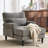 52"l Upholstered Chenille Lounge Chaise Chair-535344964