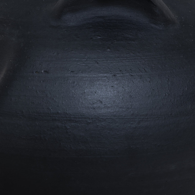 Civita Vase, Aged Black