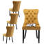 Chaises de salle à manger, chaise de salle à manger rembourrée haut de gamme avec anneau clouté-531111163-511006592-511006614