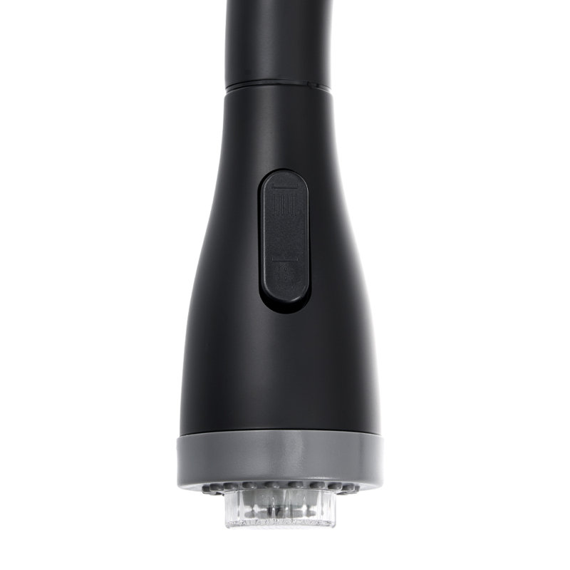 Belfry Kitchen Pull Out Kitchen Faucet, Black