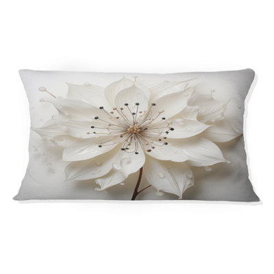 «Blossoming Beauty In Minimalisme Beauty I - Coussin imprimé fruits»