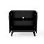 Mid Century Modern Fluted Cabinet With Storage Space & Solid Wood Legs - Entryway Space Buffet Adjustable Shelves, Practical Structure Dining Room-1242267581