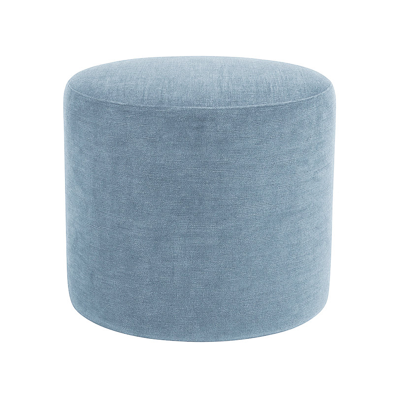 Repose-pieds Crescendo, Polyester bleu clair