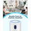Purificateur d'air Airo Comfort pour les grandes pièces - Jusqu'à 1076 pieds carrés Avec filtre Hepa véritable H13, élimination des odeurs et veilleuse