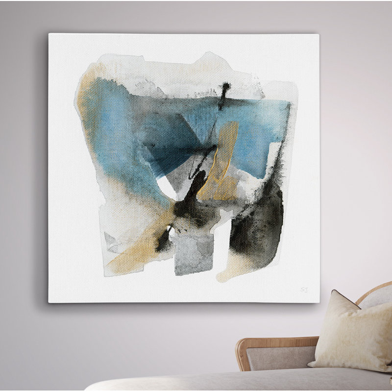 " Artesian Spring II ", 16" H x 16" W x 1.5" D, Wrapped Canvas