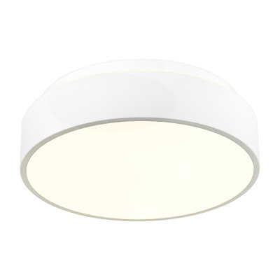 12 Inch Simple Drum Flush Mount