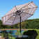 Haney 9' Octagon Market Umbrella with Push-Button Tilt
