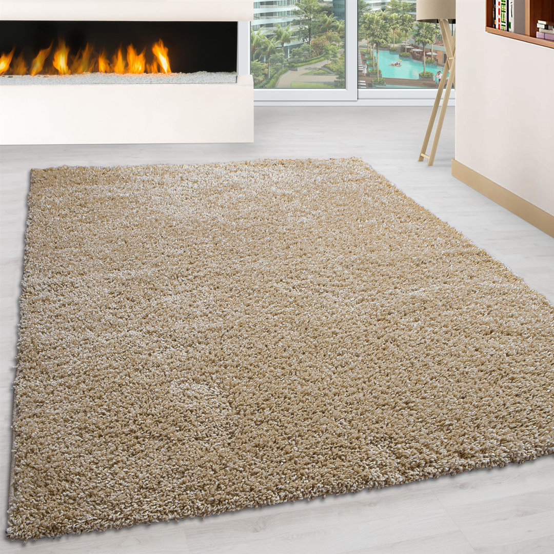 Riam Machine Woven Beige Indoor Rug