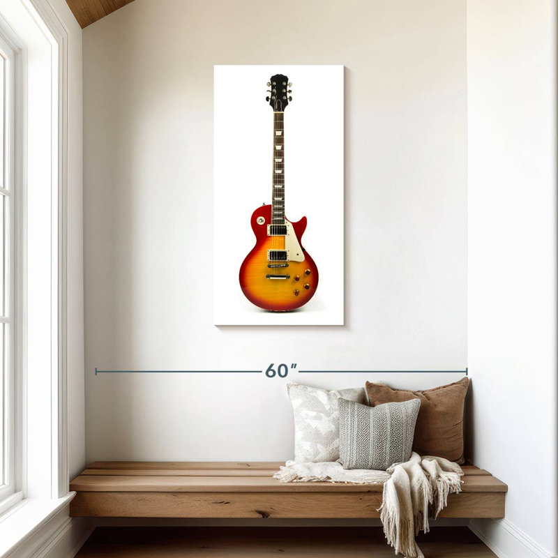 Classic Electric Guitar, 42" H x 21" W