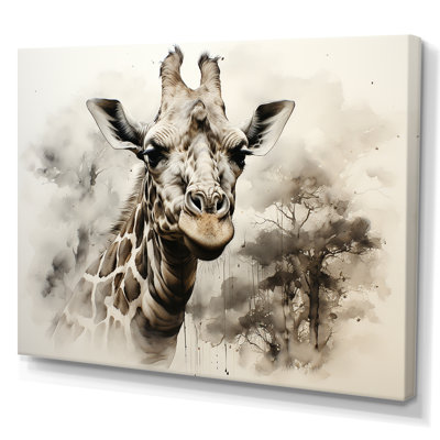 Girafe beige classique élégance I