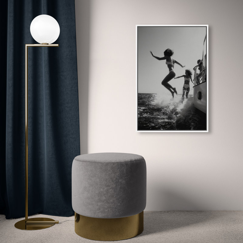 Liquid Gravity Print by Oliver Gal, 16"H x 11"W, White Floater Frame