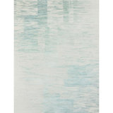 Hand Knotted Area Rug in White And Green