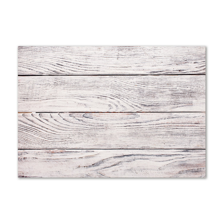 Union Rustic Wooden Wall - Wrapped Canvas Print | Wayfair.co.uk