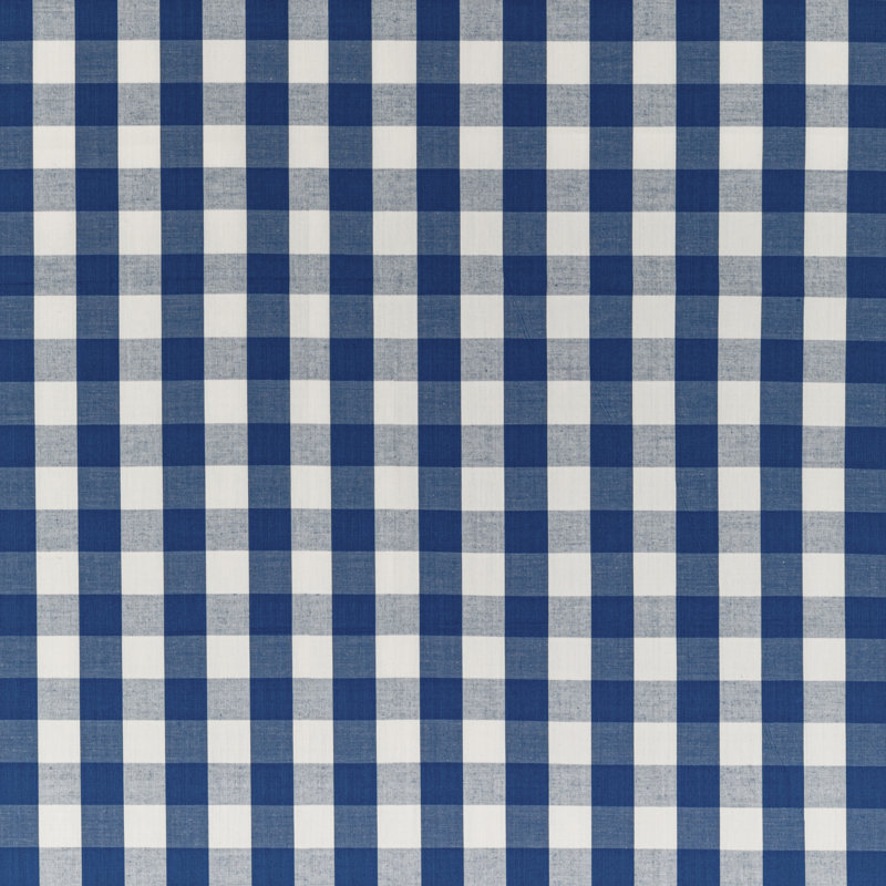 Tresors De Jouy Carsten 100% Cotton Fabric, Navy