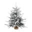 Luxury 91.5H Pre-lit Snowy Christmas Tree